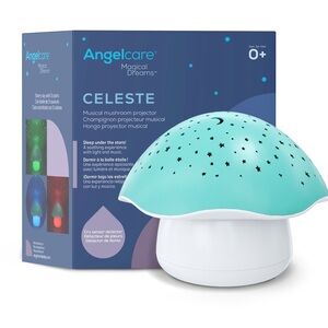 Angelcare Celeste Musical Mushroom Night Light Baby Projector